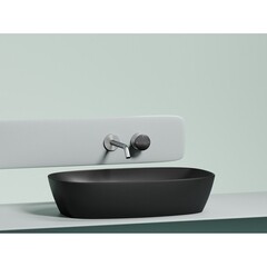Раковина Ceramicanova Element 60 см накладная черная матовая (CN6049MB) - фото 6