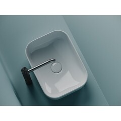 Раковина Ceramicanova Element 40 см накладная белая (CN5042) - фото 4