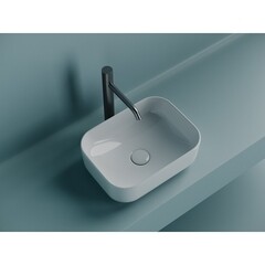 Раковина Ceramicanova Element 40 см накладная белая (CN5042) - фото 3