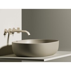 Раковина Ceramicanova Element 60 см накладная капучино (CN6047MC) - фото 8