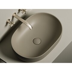 Раковина Ceramicanova Element 60 см накладная капучино (CN6047MC) - фото 9