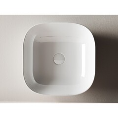 Раковина Ceramicanova Element 43 см накладная белая (CN6010) - фото 5