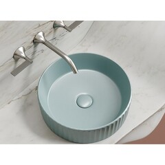 Раковина Ceramicanova Element 36 см накладная зеленая матовая (CN6057MLG) - фото 4