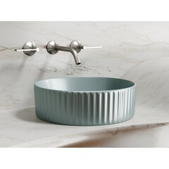 Раковина Ceramicanova Element 36 см накладная зеленая матовая (CN6057MLG) - фото 3