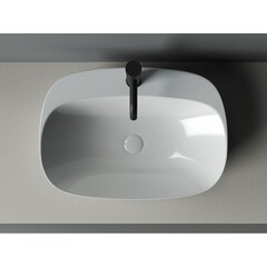 Раковина Ceramicanova Element 60 см накладная белая (CN5012) - фото 4