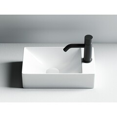 Раковина Ceramicanova Element 38 см накладная белая (CN5007) - фото 4