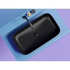 Раковина Ceramicanova Element 71 см накладная черная матовая (CN6054MB) - фото 8