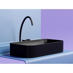 Раковина Ceramicanova Element 71 см накладная черная матовая (CN6054MB) - фото 4