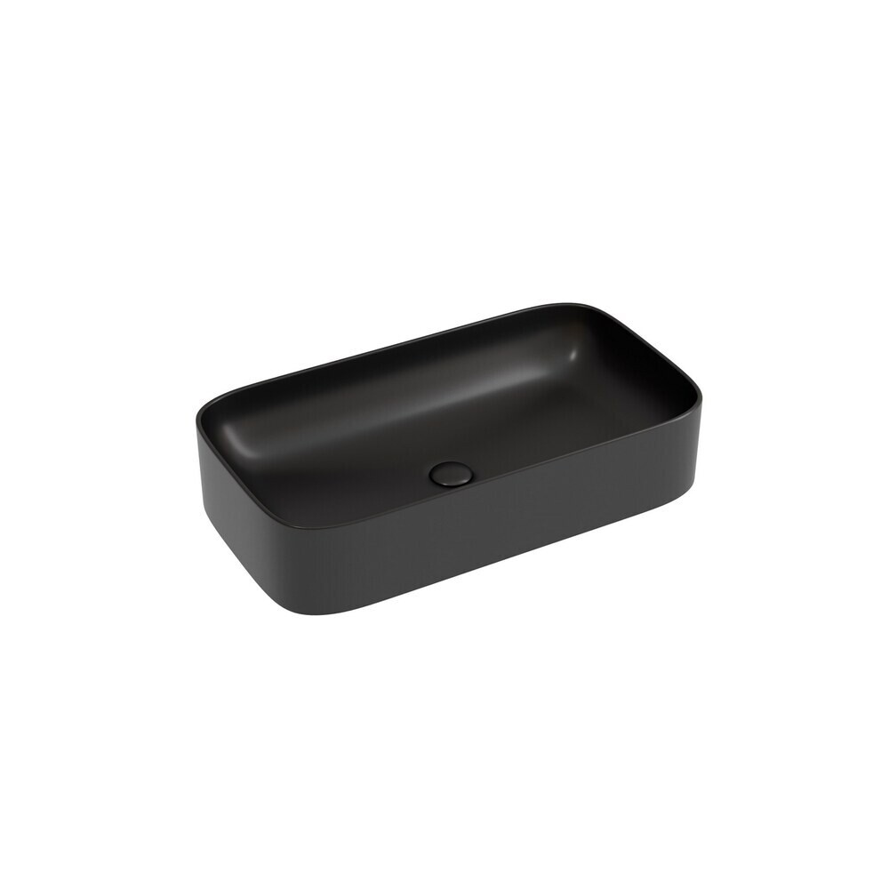 Изображение товара Ceramicanova Element CN6054MB: накладная прямоугольная раковина 70,5x38 см черный матовый