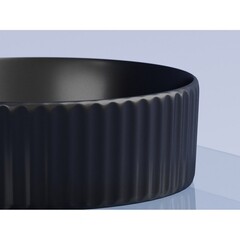 Раковина Ceramicanova Element 36 см накладная черная матовая (CN6057MB) - фото 8