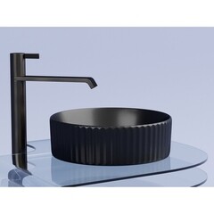 Раковина Ceramicanova Element 36 см накладная черная матовая (CN6057MB) - фото 7