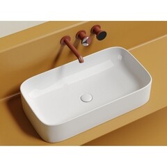 Раковина Ceramicanova Element 71 см накладная белая (CN6054) - фото 9