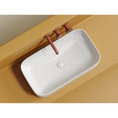 Раковина Ceramicanova Element 71 см накладная белая (CN6054) - фото 7