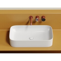 Раковина Ceramicanova Element 71 см накладная белая (CN6054) - фото 4