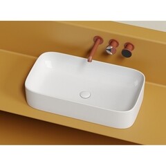 Раковина Ceramicanova Element 71 см накладная белая (CN6054) - фото 6