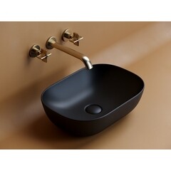 Раковина Ceramicanova Element 46 см накладная черная матовая (CN6009MB) - фото 10