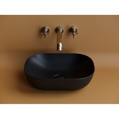 Раковина Ceramicanova Element 46 см накладная черная матовая (CN6009MB) - фото 9