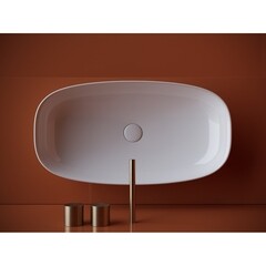 Раковина Ceramicanova Element 70 см накладная белая (CN5040) - фото 5