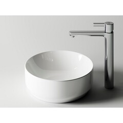 Раковина Ceramicanova Element 36 см накладная белая (CN6005) - фото 4