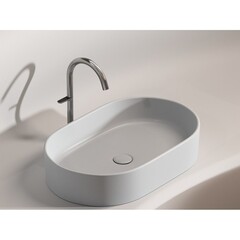 Раковина Ceramicanova Element 61 см накладная серая матовая (CN6048MSG) - фото 7