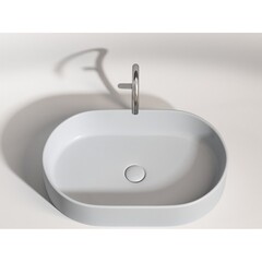 Раковина Ceramicanova Element 61 см накладная серая матовая (CN6048MSG) - фото 8