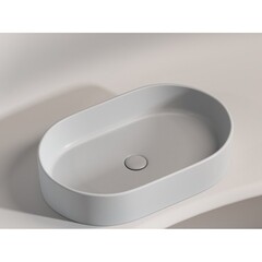 Раковина Ceramicanova Element 61 см накладная серая матовая (CN6048MSG) - фото 4