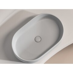 Раковина Ceramicanova Element 61 см накладная серая матовая (CN6048MSG) - фото 3