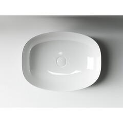 Раковина Ceramicanova Element 50 см накладная белая (CN5005) - фото 5