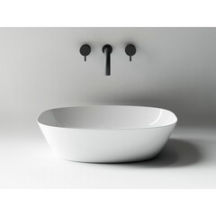 Раковина Ceramicanova Element 50 см накладная белая (CN5005) - фото 3