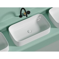 Раковина Ceramicanova Element 71 см накладная белая матовая (CN6054MW) - фото 9