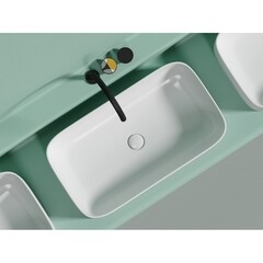 Раковина Ceramicanova Element 71 см накладная белая матовая (CN6054MW) - фото 7