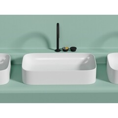 Раковина Ceramicanova Element 71 см накладная белая матовая (CN6054MW) - фото 5