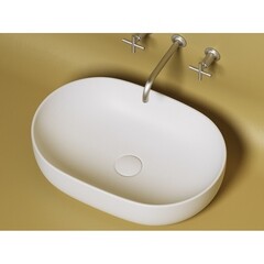 Раковина Ceramicanova Element 60 см накладная белая матовая (CN6047MW) - фото 6