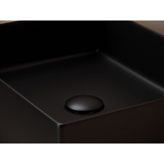 Раковина Ceramicanova Element 36 см накладная черная матовая (CN6069MB) - фото 6