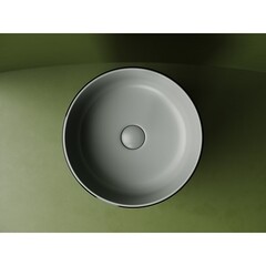 Раковина Ceramicanova Element 36 см накладная антрацит матовый (CN6073MH) - фото 5