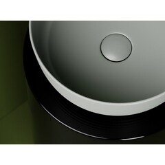 Раковина Ceramicanova Element 36 см накладная антрацит матовый (CN6073MH) - фото 4