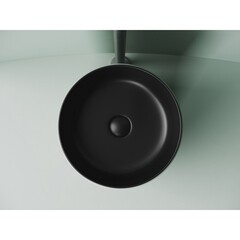 Раковина Ceramicanova Element 36 см накладная черная матовая (CN6073MB) - фото 5