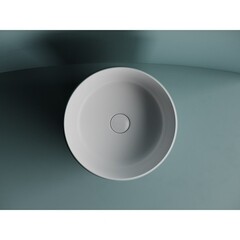 Раковина Ceramicanova Element 36 см накладная белая матовая (CN6073MW) - фото 3