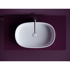 Раковина Ceramicanova Element 57 см накладная белая (CN6075) - фото 7