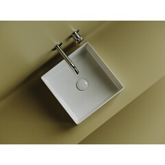 Раковина Ceramicanova Element 36 см накладная белая (CN6068) - фото 4