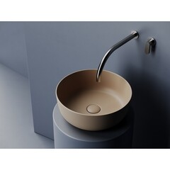 Раковина Ceramicanova Element 36 см накладная капучино (CN6073MC) - фото 6