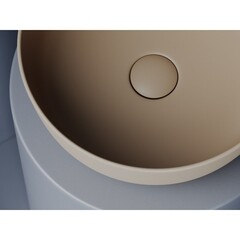 Раковина Ceramicanova Element 36 см накладная капучино (CN6073MC) - фото 3