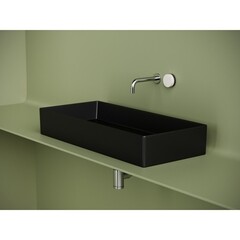 Раковина Ceramicanova Element 80 см накладная черная матовая (CN6072MB) - фото 2