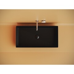 Раковина Ceramicanova Element 70 см накладная черная матовая (CN6071MB) - фото 6