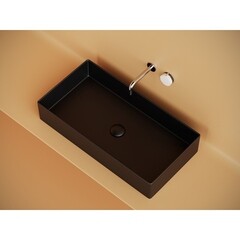 Раковина Ceramicanova Element 70 см накладная черная матовая (CN6071MB) - фото 5