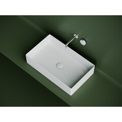 Раковина Ceramicanova Element 60 см накладная белая (CN6070) - фото 4