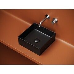Раковина Ceramicanova Element 36 см накладная черная матовая (CN6068MB) - фото 6