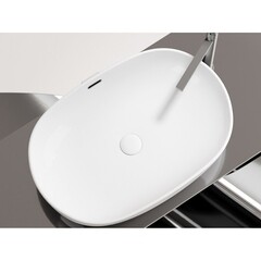 Раковина Ceramicanova Element 61 см накладная белая (CN6064) - фото 7