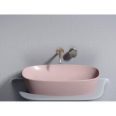 Раковина Ceramicanova Element 60 см накладная розовая матовая (CN6049MP) - фото 9