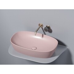 Раковина Ceramicanova Element 60 см накладная розовая матовая (CN6049MP) - фото 8